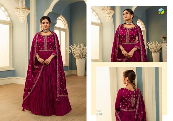  Vinay Tumbaa Tamanna Georgette Designer Gown With Dupatta Collection